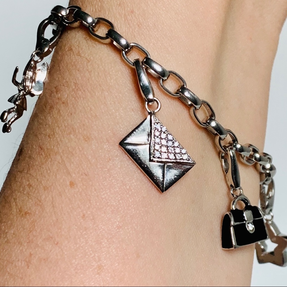 Giorgio Martello Sterling 925 Charm Bracelet